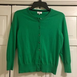 NWOT Small Kelly Green Crown and Ivy Cardigan